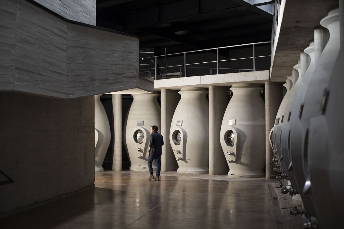 Vasijas de concreto Zuccardi