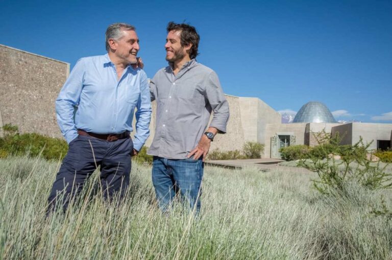 Padre e hijo José y Sebastián Zuccardi