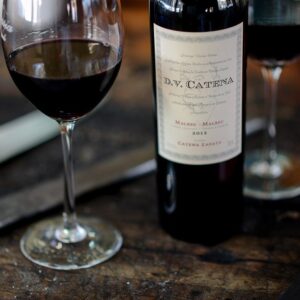 Vino Malbec DV Catena argentino ideal para quesos semiduros